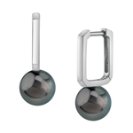 Tahitianische Südseeperlen-Huggie-Ohrringe „Susie“