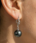 Ohrringe „Aria“ mit Tahiti-Südseeperlen und Diamanten – Zweites Bild