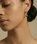 Tahitianische Südseeperlen- und Diamant-Ohrringe „Michelle“ – Modellbild