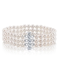 Armband mit drei Akoya-Perlen