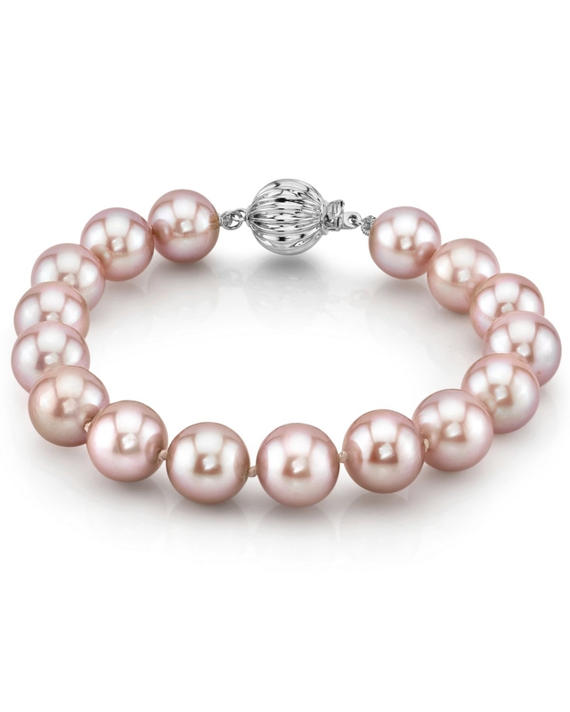 Armband aus rosa Süßwasserperlen, 8,5–9,5 mm – AAA-Qualität