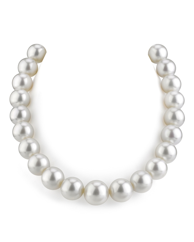 14–16 mm weiße Südseeperlenkette – GIA-zertifiziert