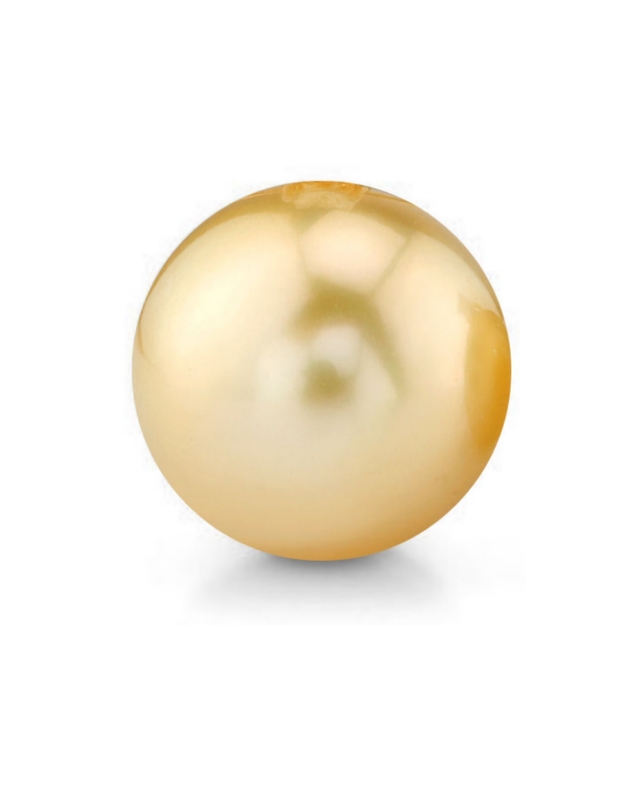 14 mm lose Südseeperle in Gold