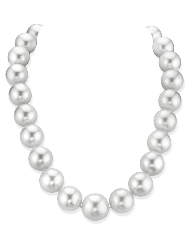17–18 mm weiße Südseeperlenkette – AAAA-Qualität
