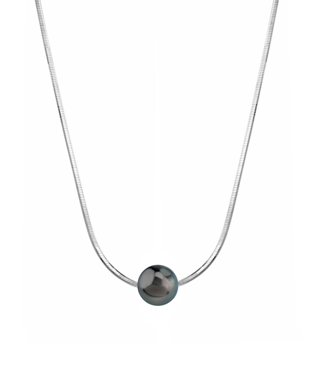 Pearl Moments – 10 mm Tahiti-Südseeperle, versiebene, verstellbare Kette