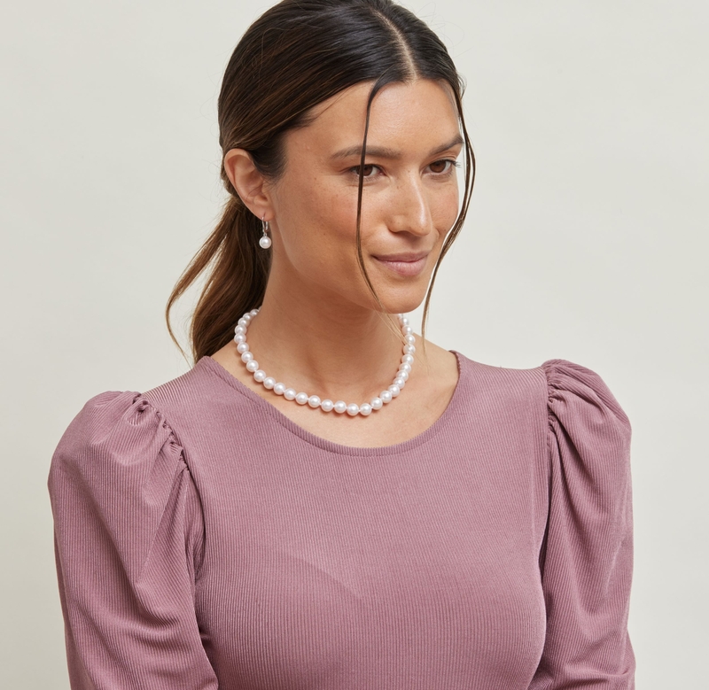 South Sea Pearl Classic Elegance Ohrringe – Zweites Bild