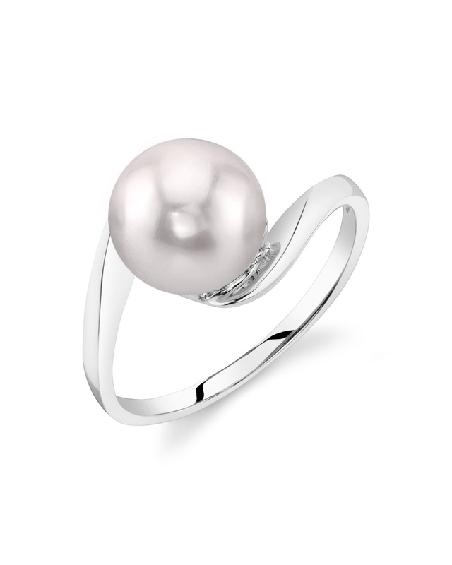 14-karätiger Goldring mit Akoya-Perle „Felice“