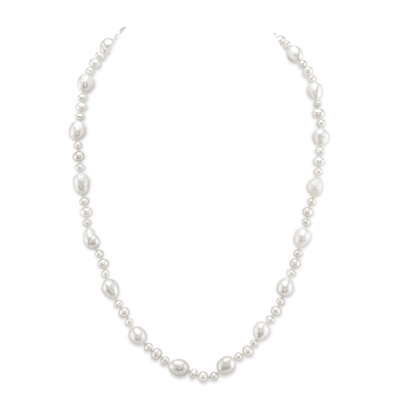 3–8 mm weiße Süßwasserperlenkette – AAA-Qualität