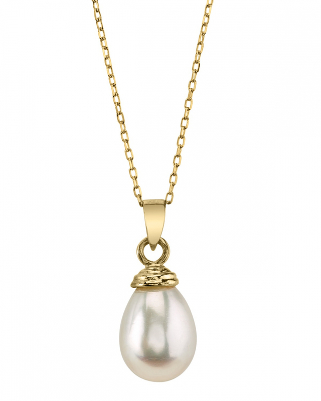 Drop - Shape Freshwater Pearl Hope Pendant