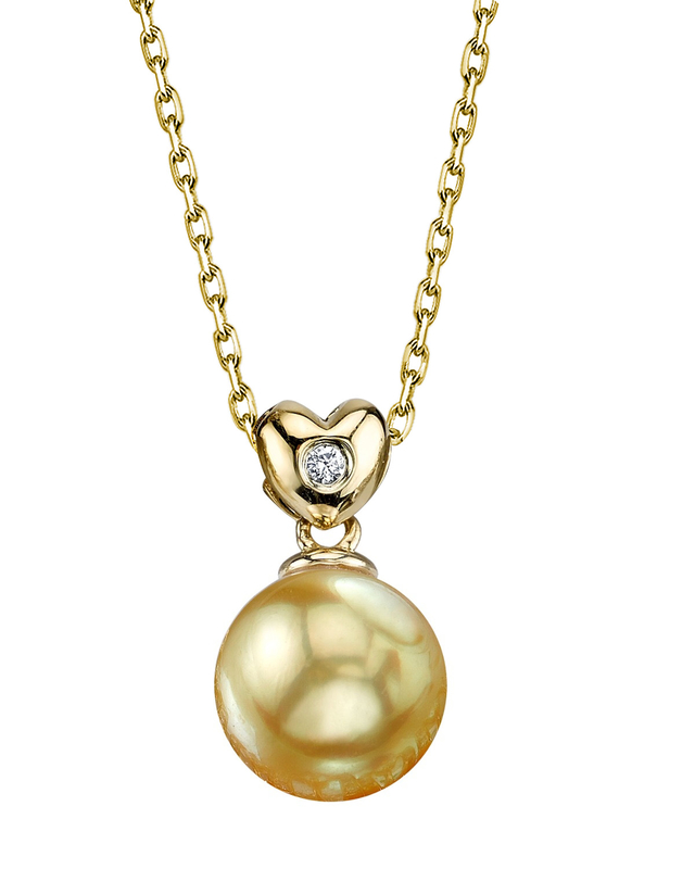 Anhänger „Golden Pearl & Diamond Lev“