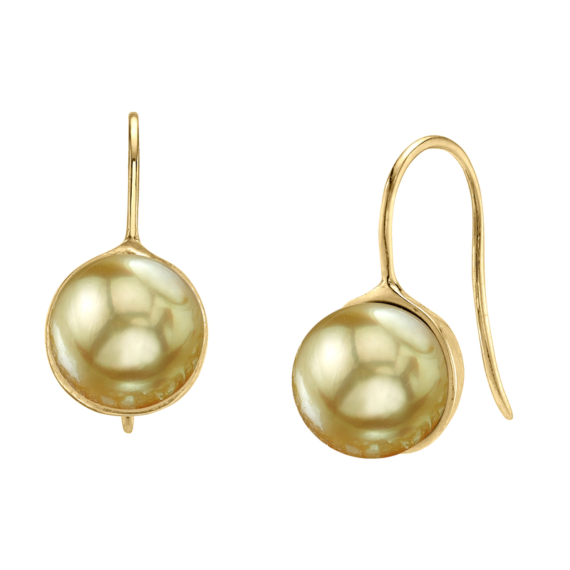 Ohrringe „Golden South Sea Pearl Harriett“