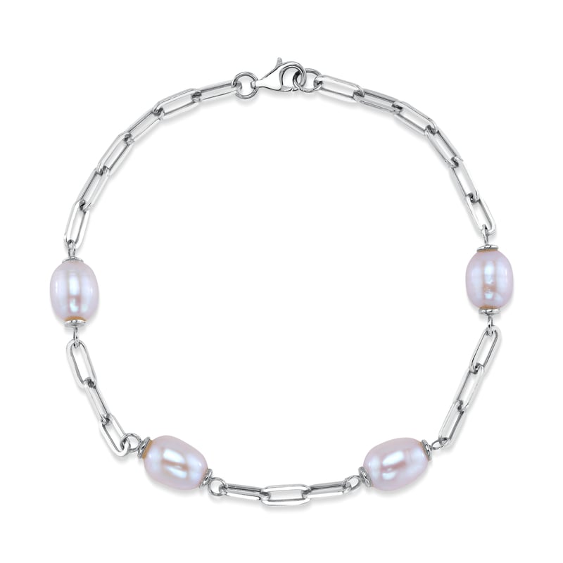 Armband „Tincup Marlee“ mit weißen Süßwasserperlen