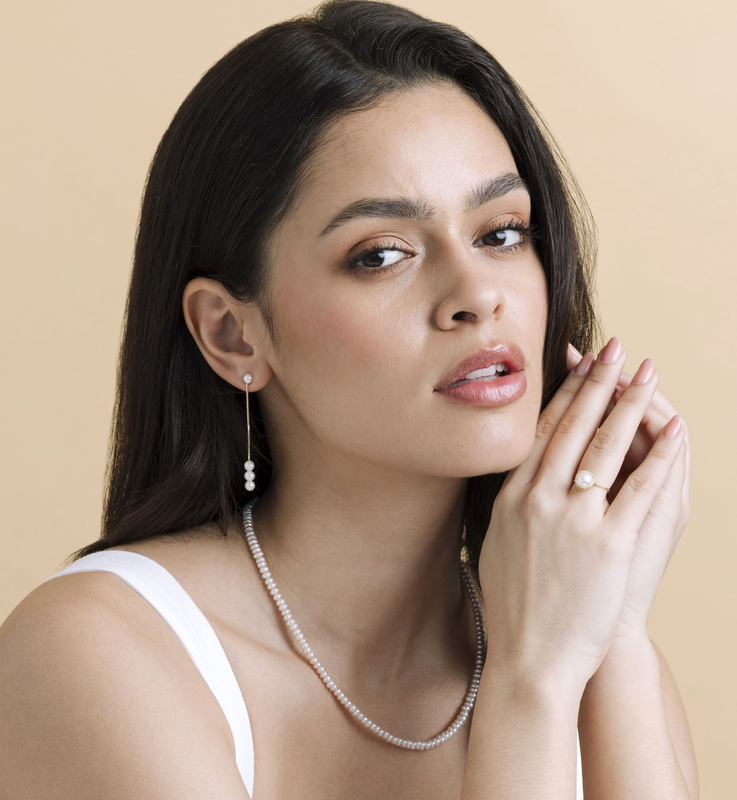 Ring aus 14-karätigem Gold mit Akoya-Perle – Sekundäres Bild