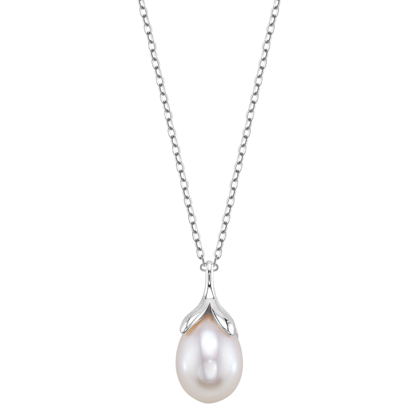 10-11mm Freshwater Pearl Olive Drop Pendant