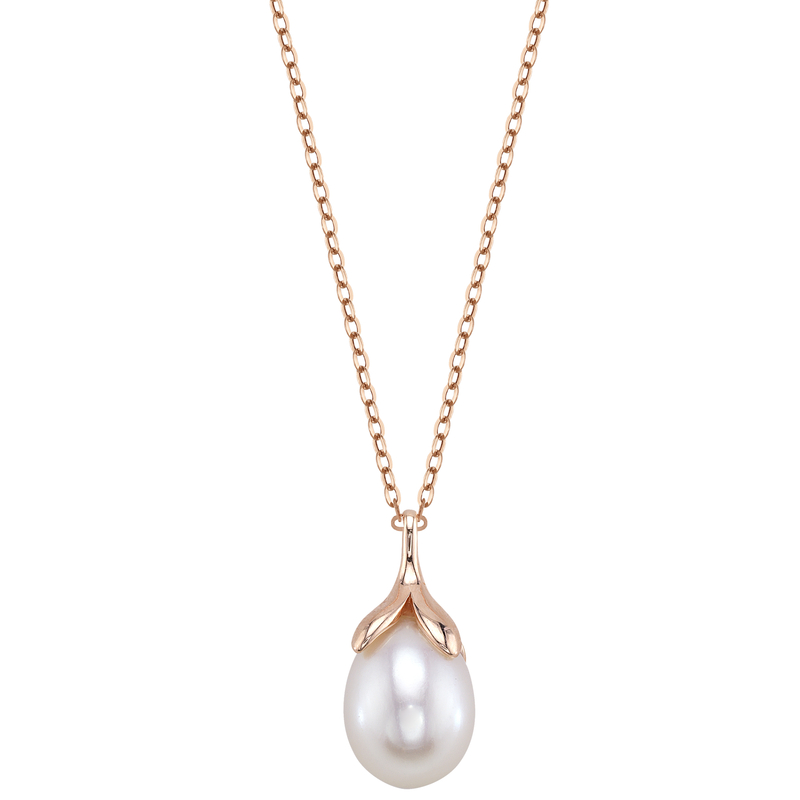 10-11mm Freshwater Pearl Olive Drop Pendant