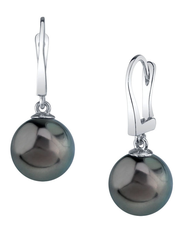 Ohrringe „Tahitian South Sea Pearl Classic Elegance“