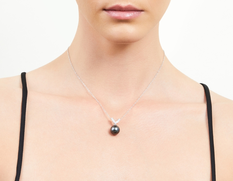 Belissima-Anhänger mit tahitischer Südseeperle und Diamanten – Zweites Bild