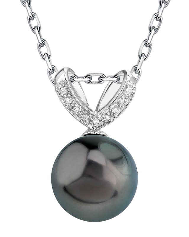 Belissima-Anhänger mit tahitischer Südseeperle und Diamanten