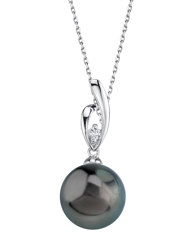 Anhänger „Lois“ mit tahitianischer Südseeperle und Diamanten