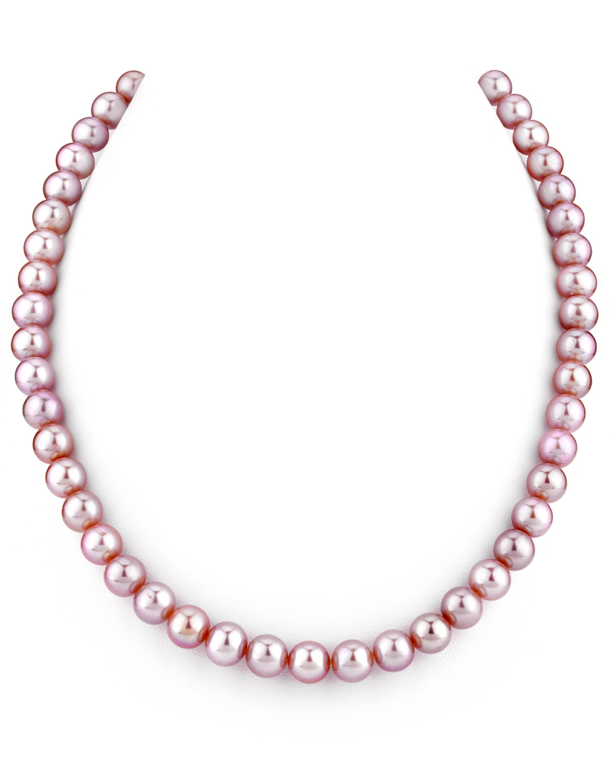 7,0–7,5 mm rosa Süßwasserperlenkette – AAAA-Qualität