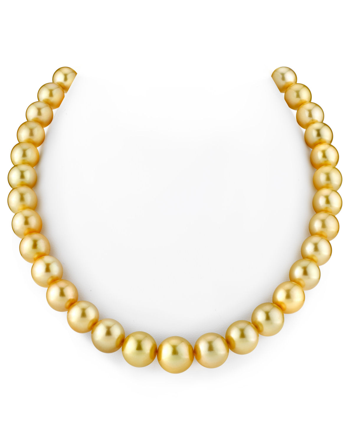 10–12 mm goldene Südseeperlenkette – AAAA-Qualität