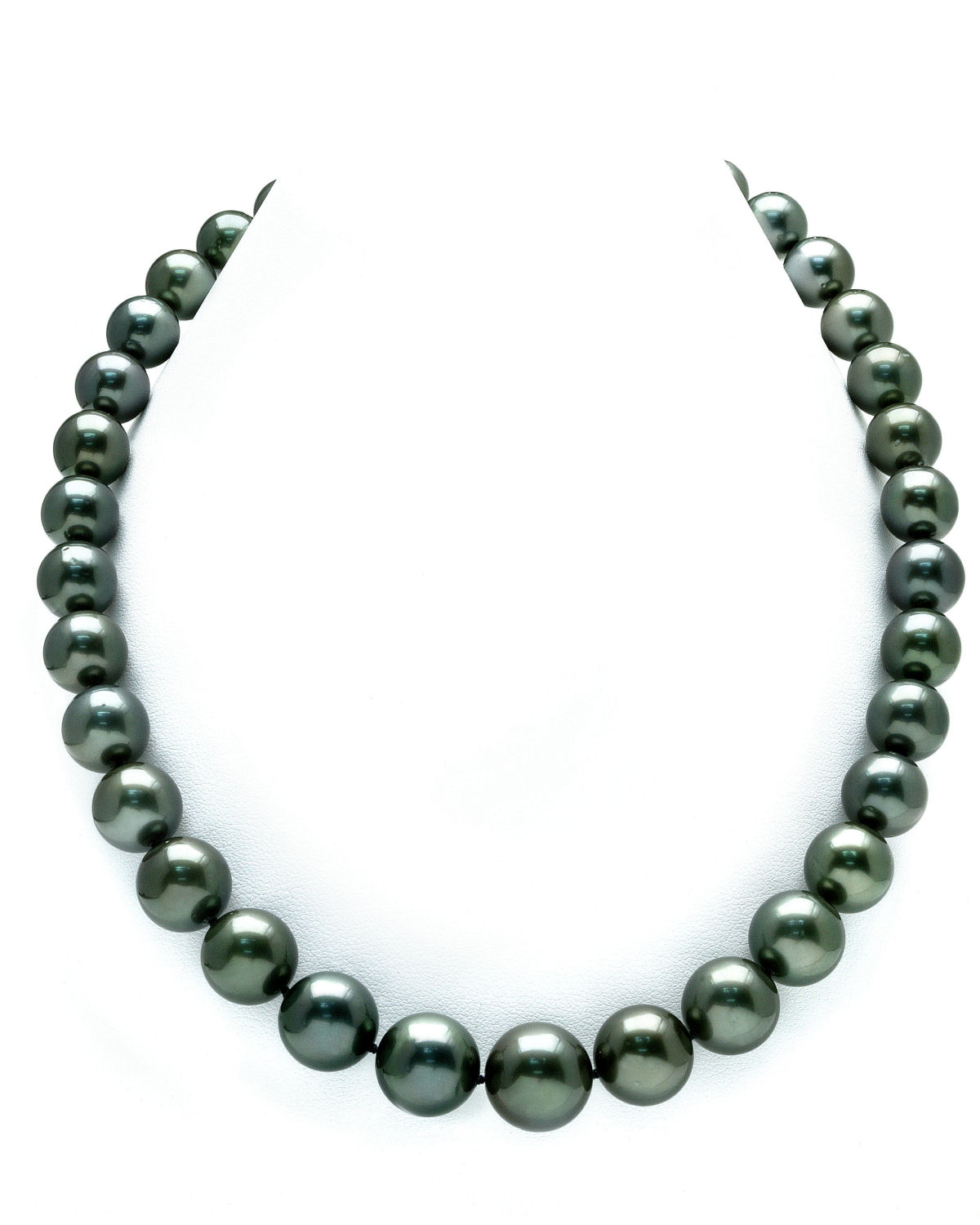 10–11 mm Tahiti-Südseeperlen-Halskette – AAA-Qualität