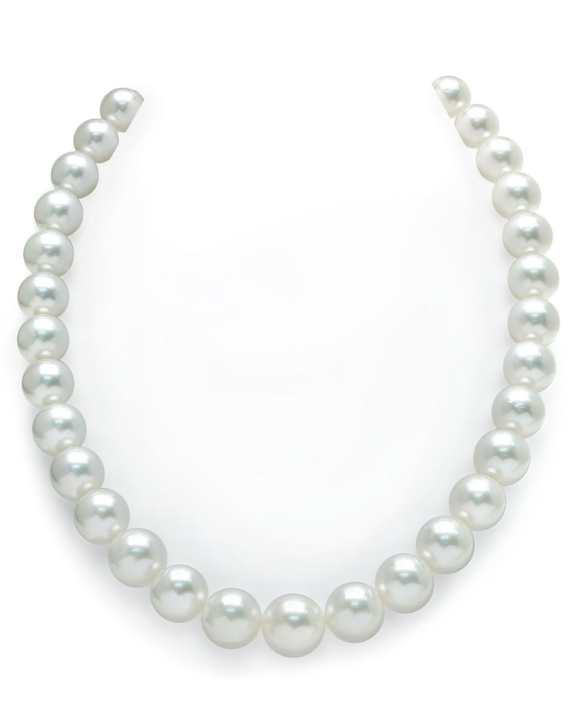 11–13 mm weiße Südseeperlenkette – GIA-zertifiziert