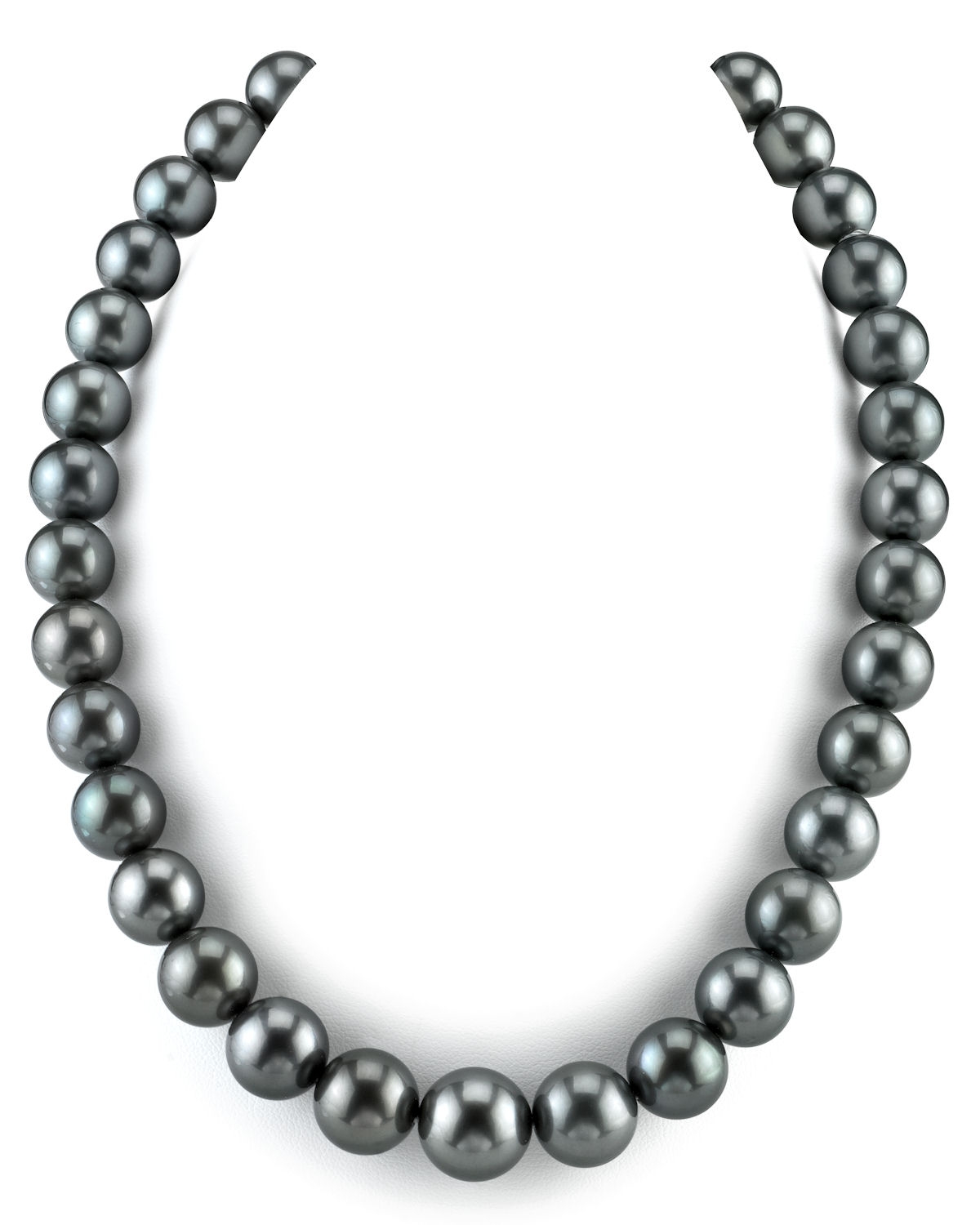 11–13 mm Tahiti-Südseeperlen-Halskette – AAA-Qualität