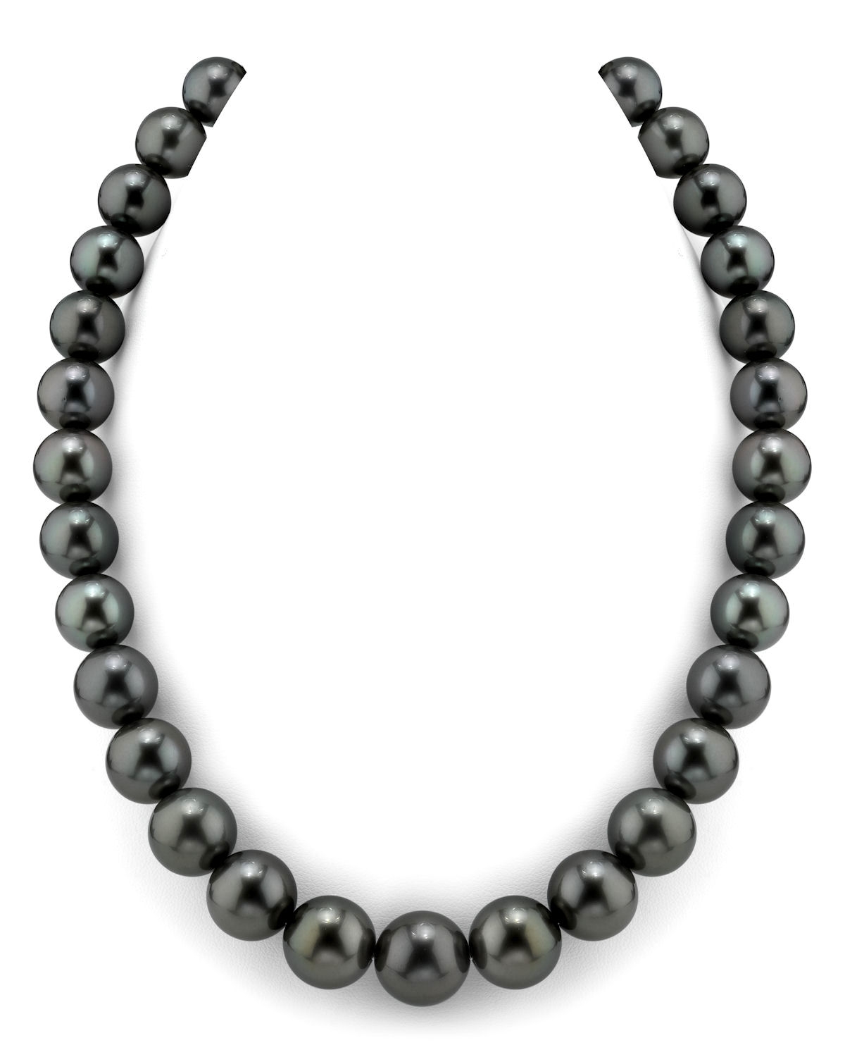12–14 mm Tahiti-Südseeperlen-Halskette – AAAA-Qualität