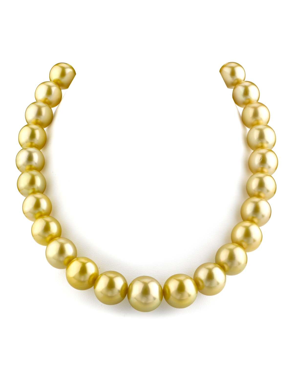 13–15 mm goldene Südseeperlenkette – AAA-Qualität