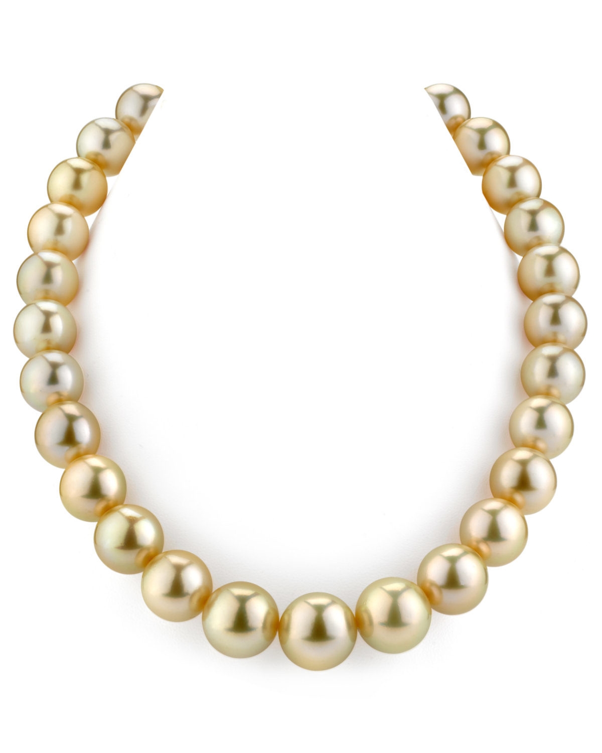 14–16 mm goldene Südseeperlenkette – AAAA-Qualität