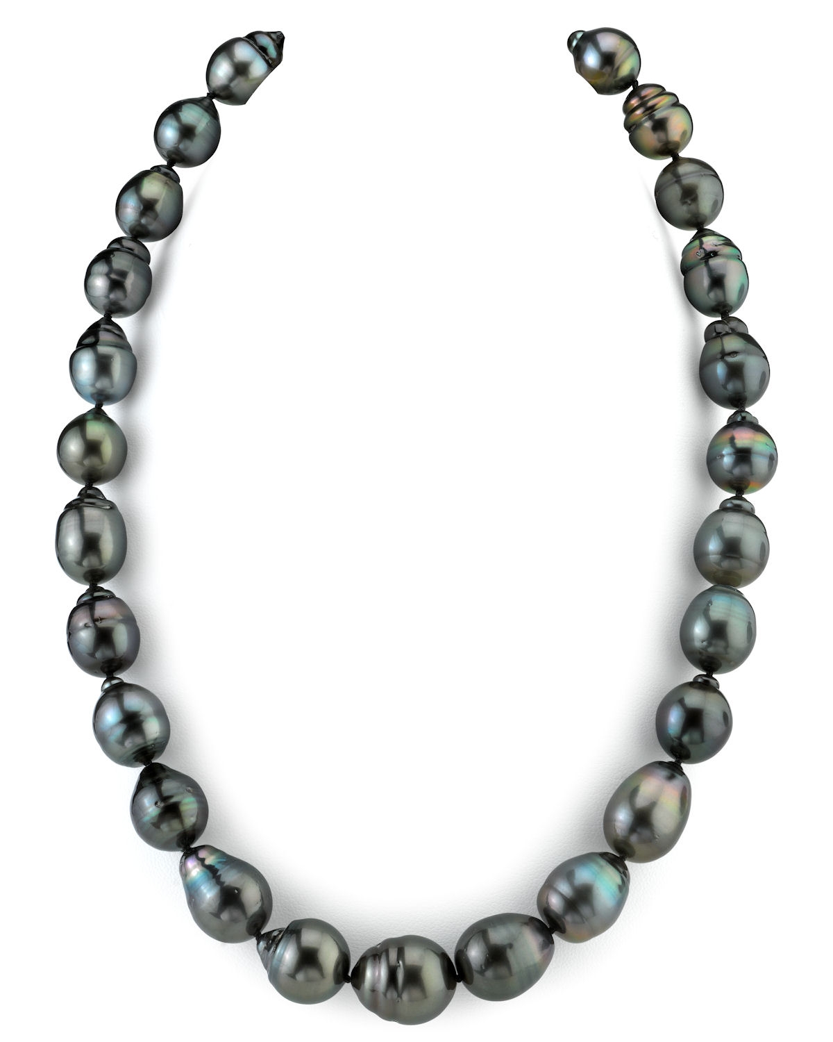 11–13 mm Tahiti-Südsee-Barockperlen-Halskette
