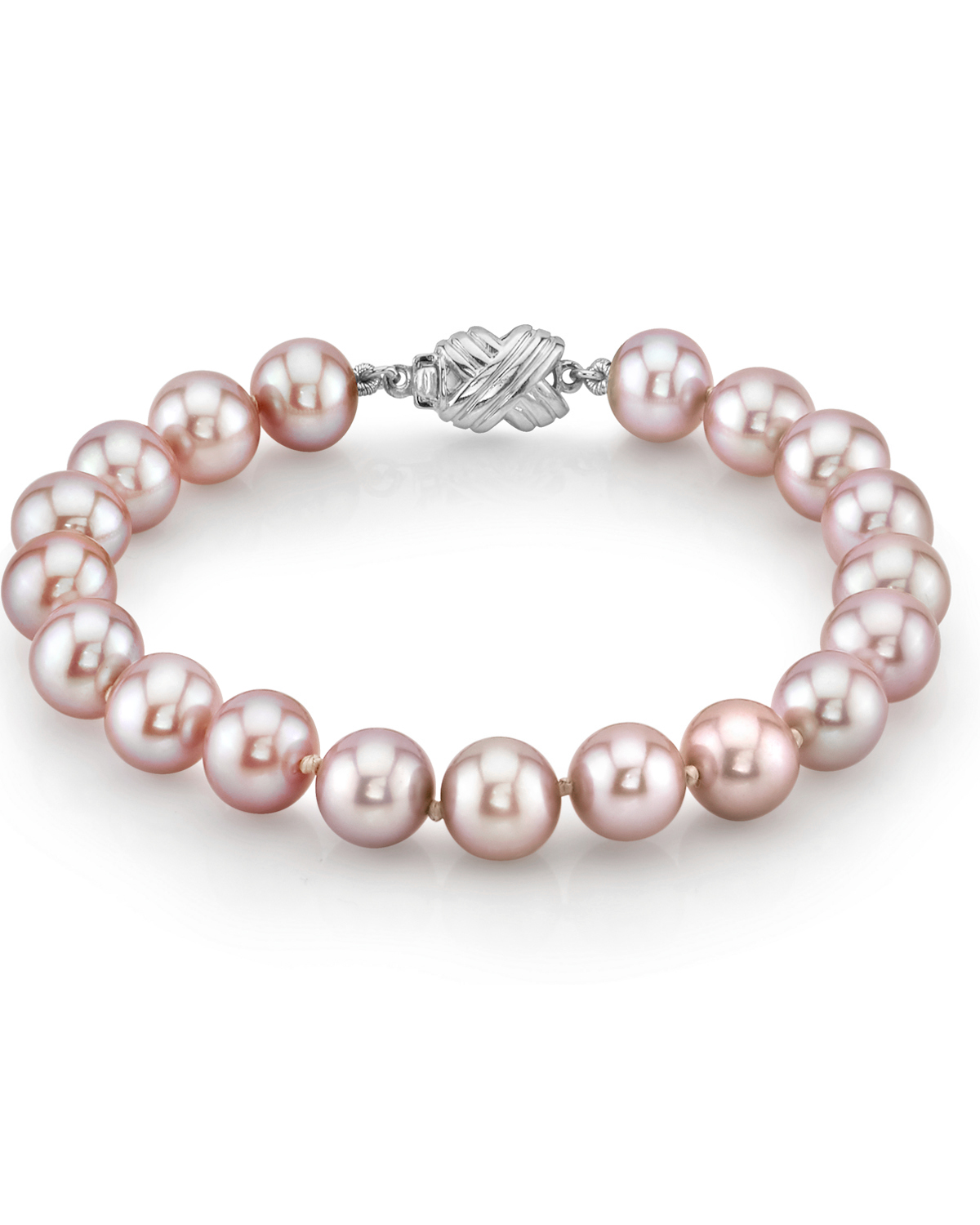 Armband aus rosa Süßwasserperlen, 8,0–8,5 mm – AAAA-Qualität