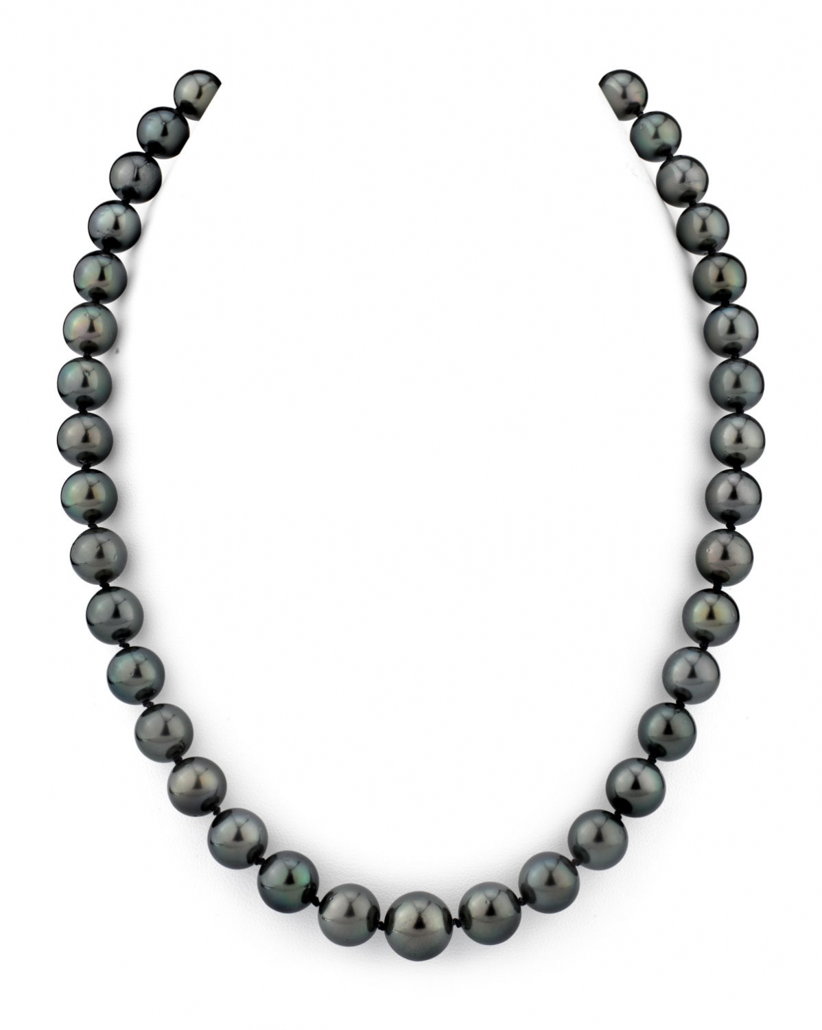 9–11 mm Tahiti-Südseeperlen-Halskette – AAA-Qualität