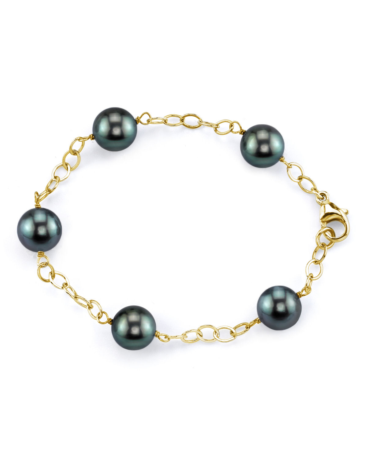 9–10 mm Tahiti-Südseeperlen-Tincup-Armband – Zweites Bild