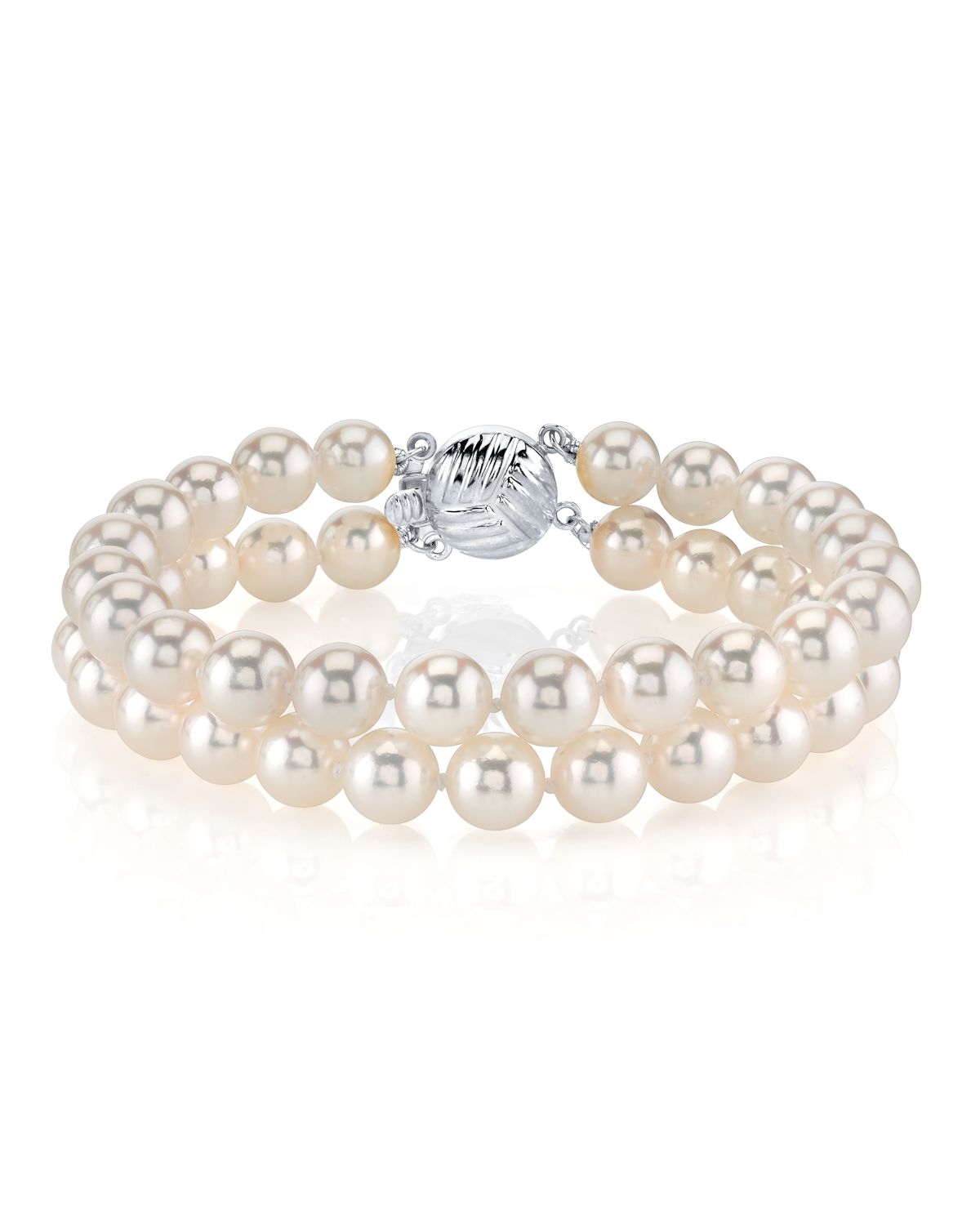 Hanadama Akoya Doppelperlenarmband