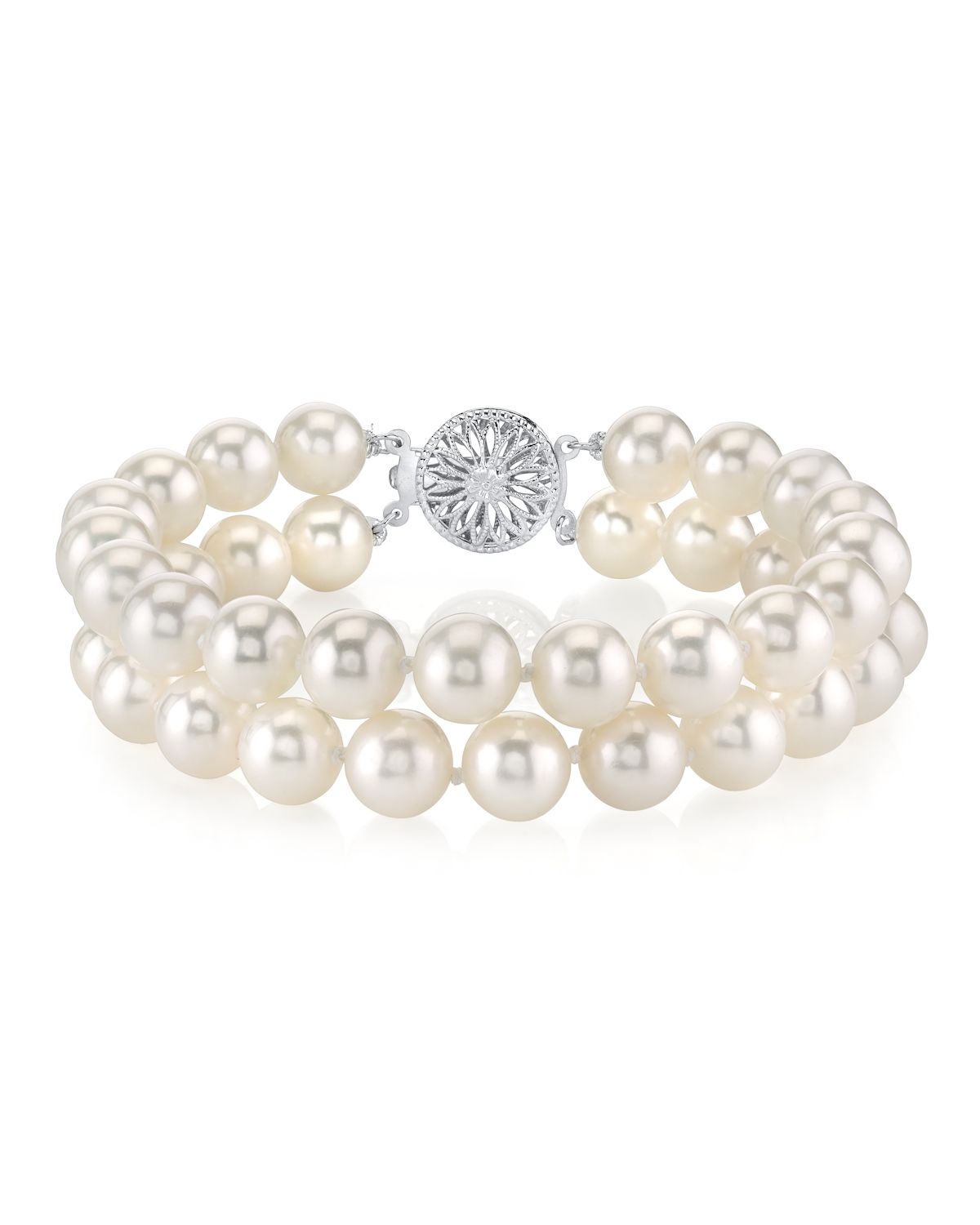 Armband mit zwei Süßwasserperlen