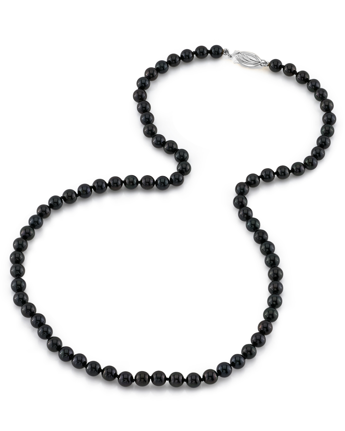 5,0–5,5 mm japanische Akoya-Schwarzperlenkette – AAA-Qualität