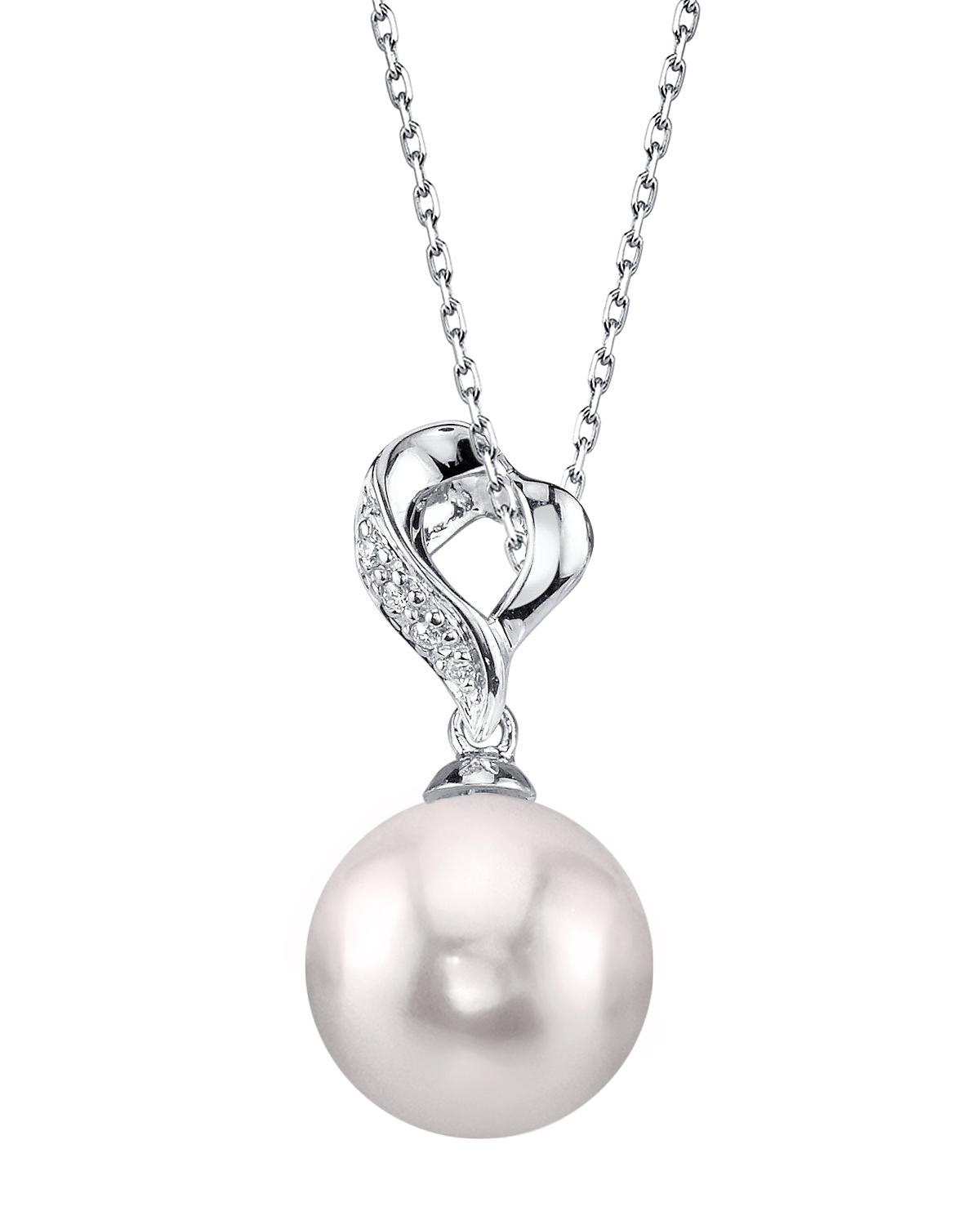 Akoya-Perlen- und Diamant-Anhänger „Melissa“