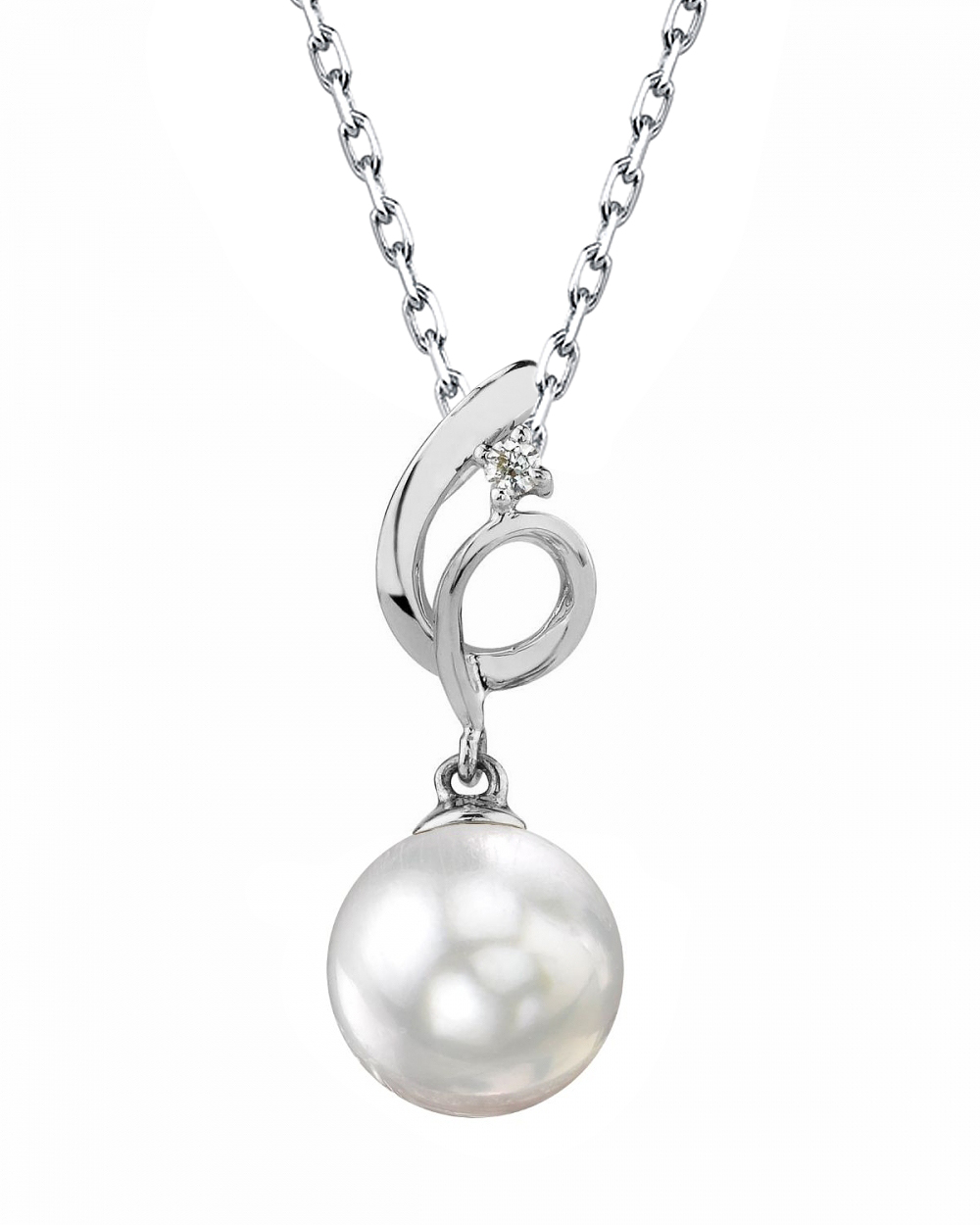 Anhänger „Symphonie“ aus 14-karätigem Gold mit Südseeperle und Diamanten