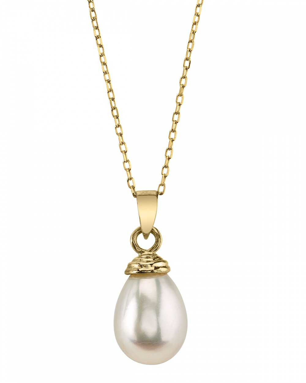 Drop - Shape Freshwater Pearl Hope Pendant