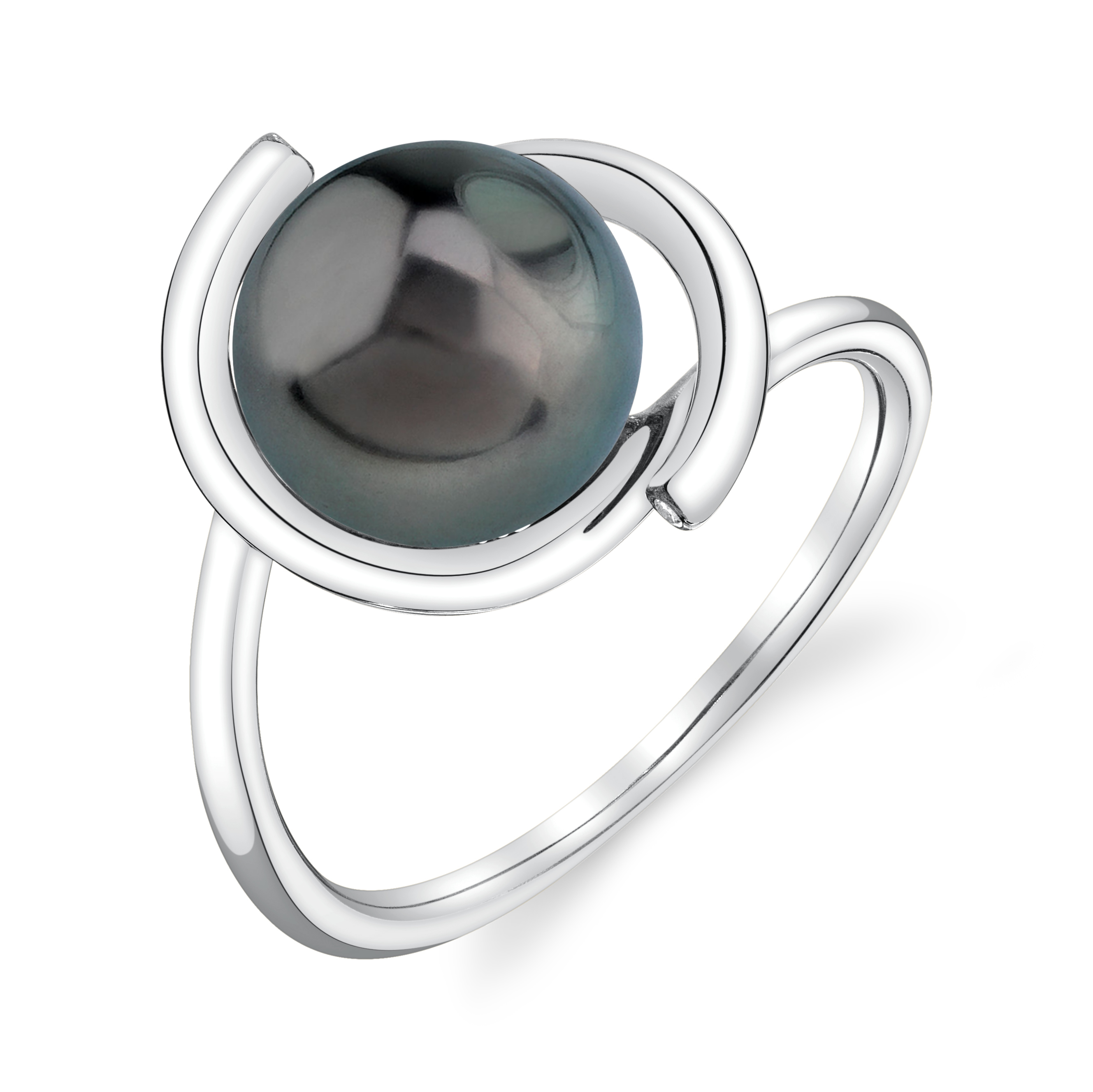 Felicia-Ring aus 14-karätigem Gold mit tahitischer Südseeperle