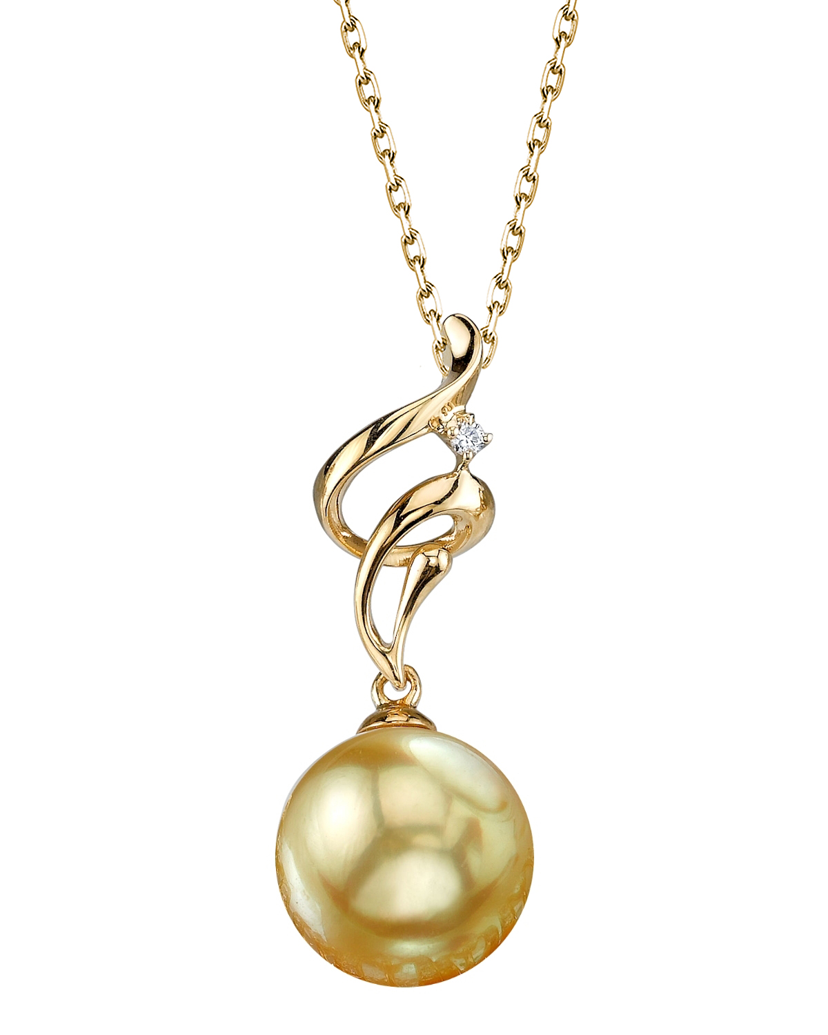 Anhänger „Golden Pearl & Diamond Aria“