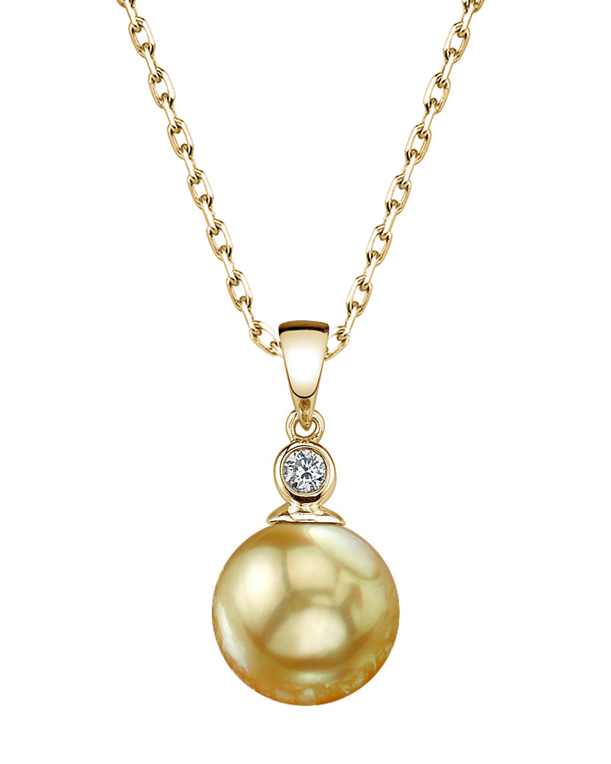 Anhänger „Golden Pearl & Diamond Michelle“