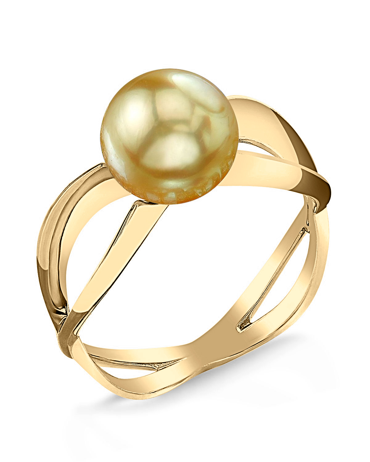 Ring „Lana“ mit goldener Südseeperle