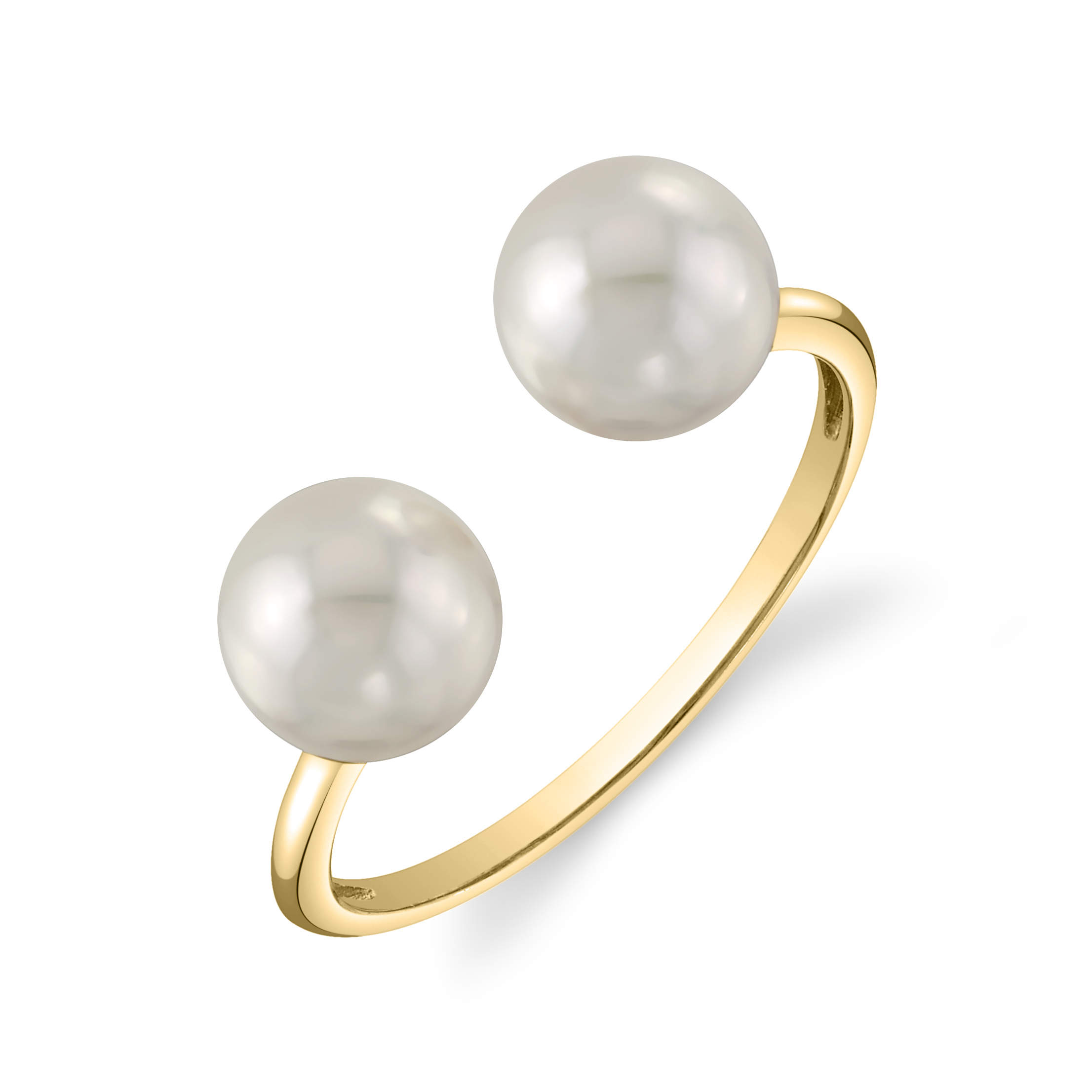 Harper-Ring mit Süßwasserperle