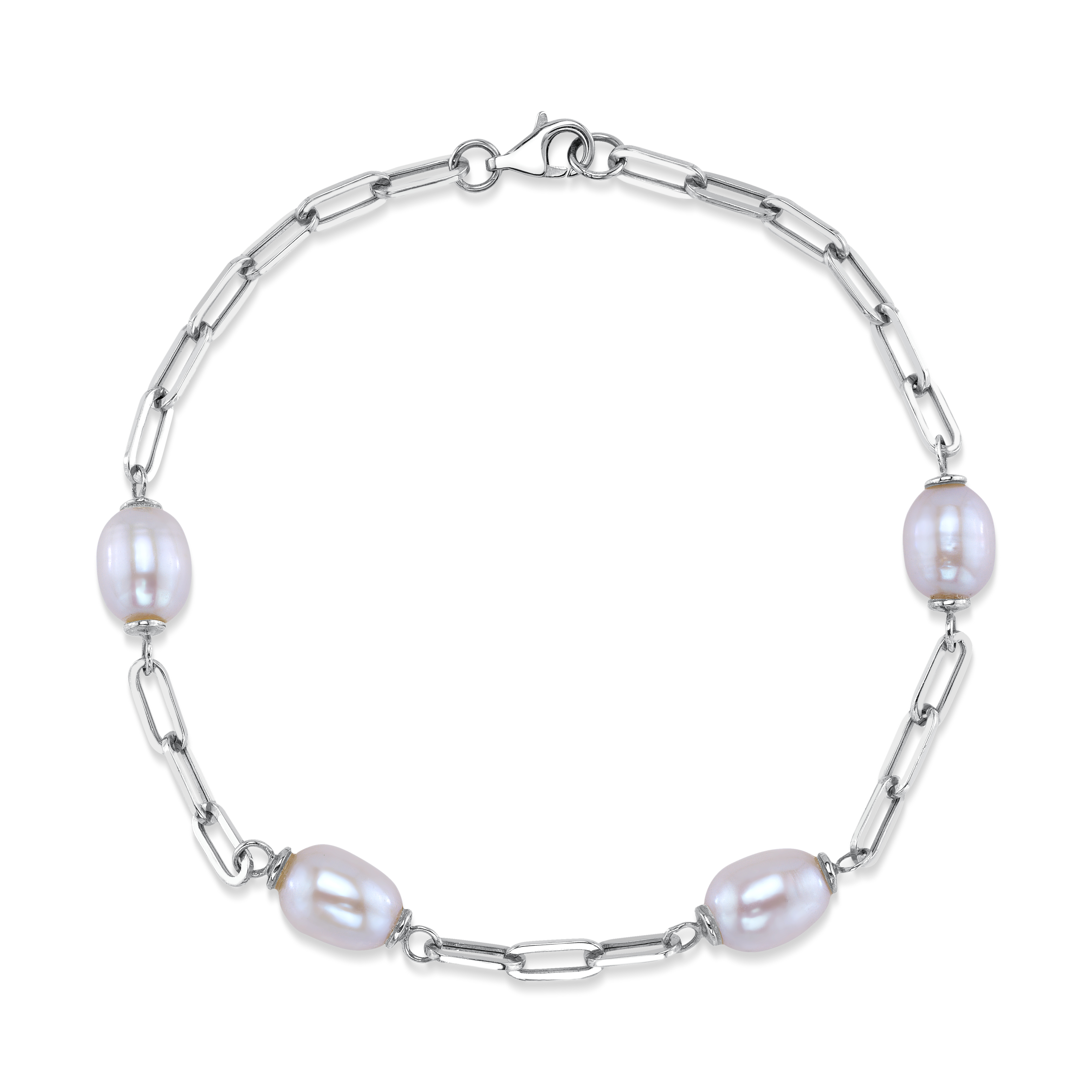 Armband „Tincup Marlee“ mit weißen Süßwasserperlen