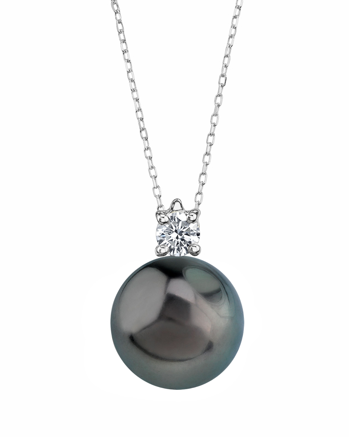 Ellie-Anhänger mit tahitianischer Südseeperle und Diamanten
