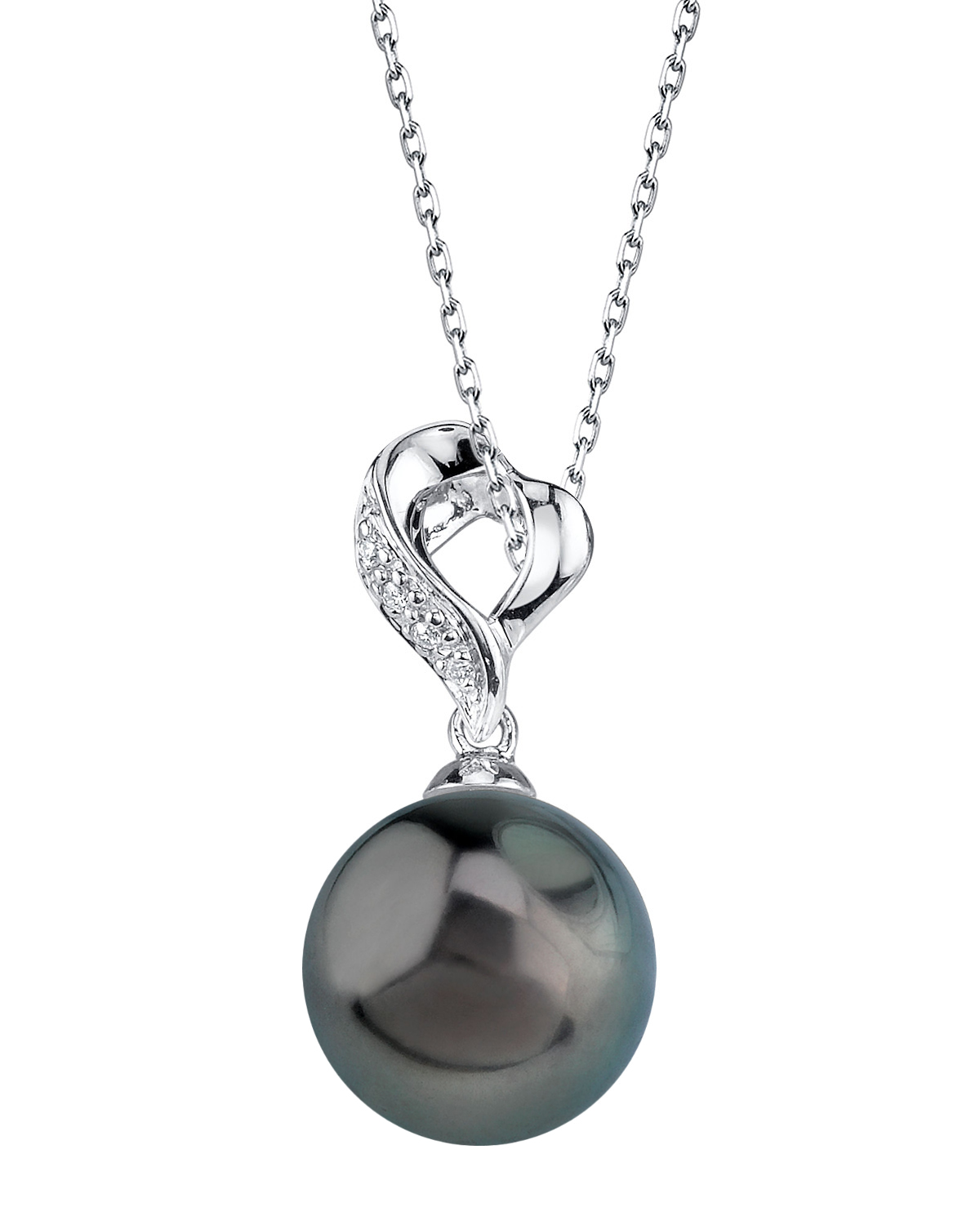 Melissa-Anhänger mit tahitischer Südseeperle und Diamanten
